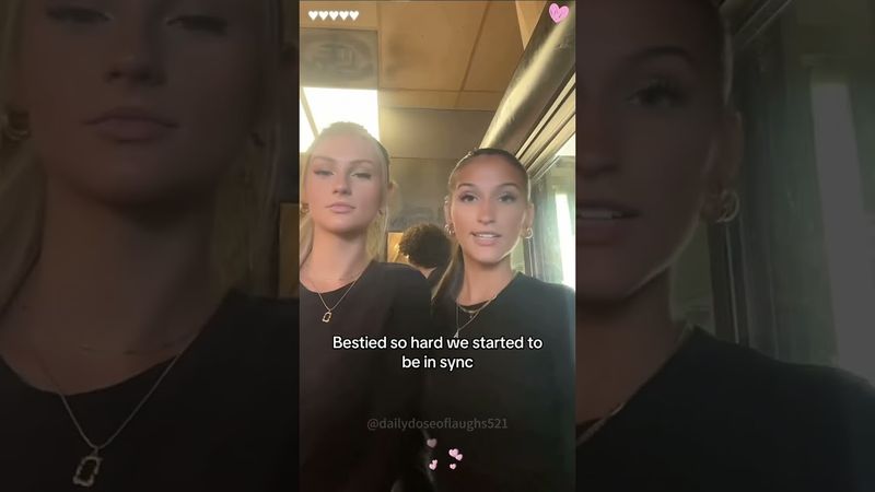 We Share One Brain🥰#bestie #friends #bestfriend #friendship #heartwarming