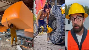 Smart Workers vs Hilarious Fails - Expert-Recommended Tricks #adamrose #construction #45