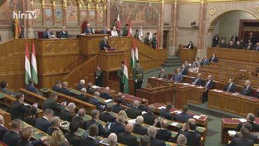 Sulyok Tamás megválasztott köztársasági elnök beszéde - HÍR TV