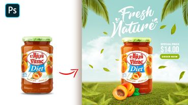 Social media banner design I Photoshop Tutorial