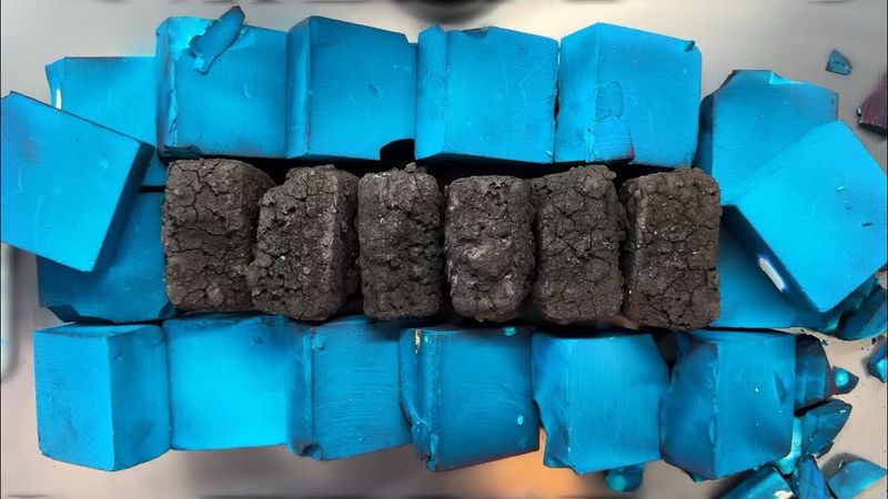 Black Pasted Blocks + 16 Dusty Teal Dyed 💕