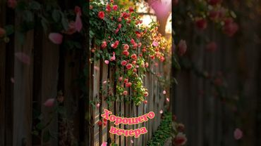 🌺•ПРИЯТНОГО ВЕЧЕРА• ХОРОШЕГО НАСТРОЕНИЯ• Музыкальная открытка•#добрыйвечер #shorts