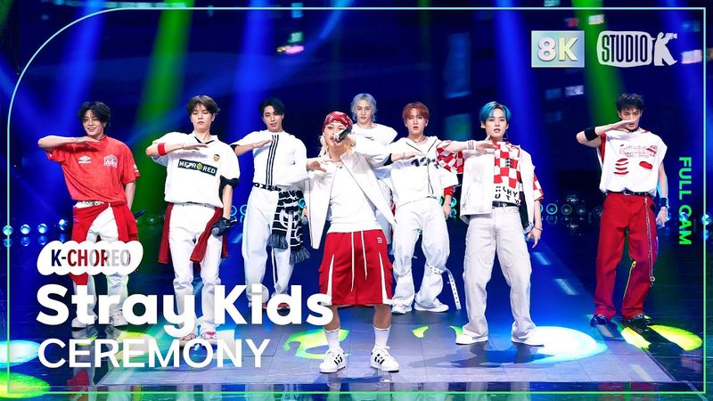[K-Choreo 8K] 스트레이 키즈 직캠 'CEREMONY' (Stray Kids Choreography) @MusicBank 250829