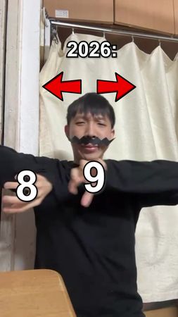 Number gestures for different years #luziwei #meme #2026 #number #memes 