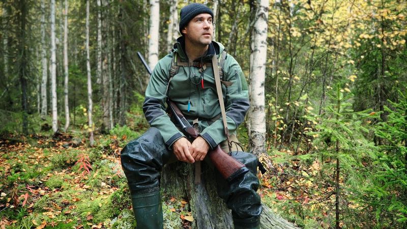 Seul dans la taïga avec un fusilChasse au tétras et détente au coin du feu