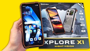 BLACKVIEW XPLORE X1 - 2 ЭКРАНА И БАТАРЕЯ 10000MAH!