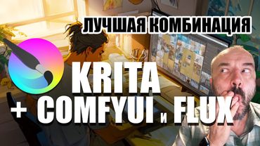 Лучшая связка: Krita + Flux + ComfyUI — идеальный ИИ-набор для цифровых художников
