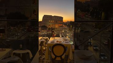 Date night in Roma Italy 🇮🇹 - Aroma Restaurant