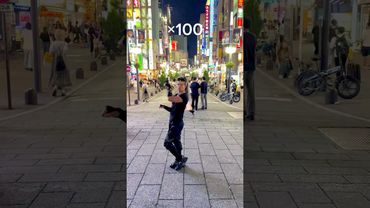 歌舞伎町で3時間かけて踊り続ける男がヤバすぎる‼︎ This guy dances for 3 hours straight in Kabukicho - it's crazy⏳