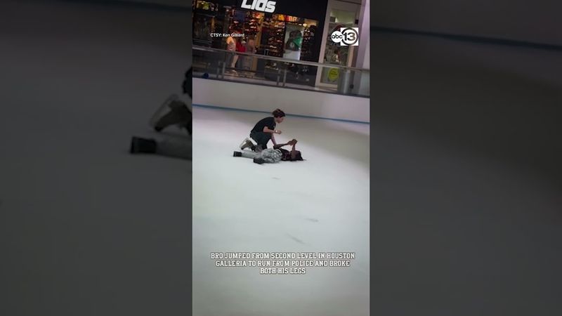 Theft suspect jumps from 2nd floor while evading police officers at the Galleria Mall, HPD says