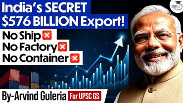 How Is India Earning Billions Without Exporting Any Goods?! StudyIQ IAS #india #UPSC #BreakingNews