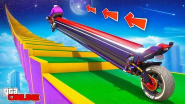 КАК ДАЛЕКО САМЫЙ ДЛИННЫЙ БАЙК СМОЖЕТ ЗАБРАТЬСЯ ПО СТУПЕНЬКАМ ЛЕСТНИЦЫ? ЭКСПЕРИМЕНТЫ ГТА 5