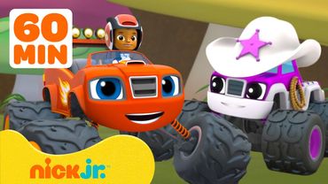 Blaze's Monster Machine Jungle Missions & Transformations! 🌳🌸 w/ AJ | 60 Minutes | Nick Jr.