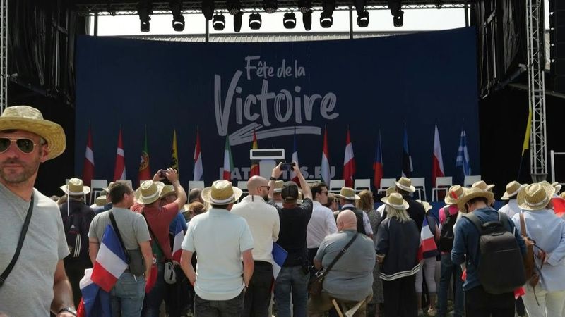 European far-right rally in France's Loiret region | AFP