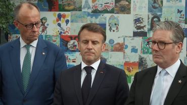 Macron, Merz, Starmer and Tusk say Russia ignoring Ukraine ceasefire calls is 'unacceptable' | AFP