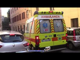[SIRENA PNEUMATICA] Ambulanza Cagliari Emergenza in emergenza| Italian ambulance responding code 2