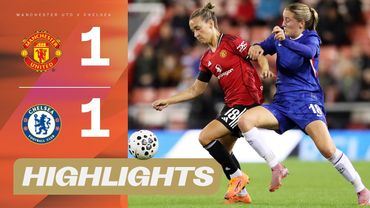 Anna Sandberg Scores A Screamer! 🚀 | Manchester United v Chelsea | Highlights | Barclays WSL 25/26