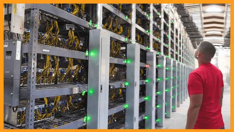 Inside a Billion Dollar Bitcoin Mining Farm!
