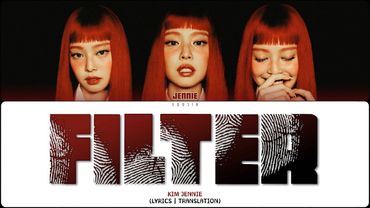 JENNIE - FILTER (ПЕРЕВОД | COLOR CODED LYRICS)