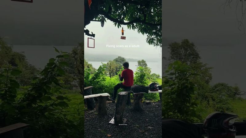 fixing scars as kids vs adult #shorts #youtubeshorts #scars #explore #travel #scar #nature