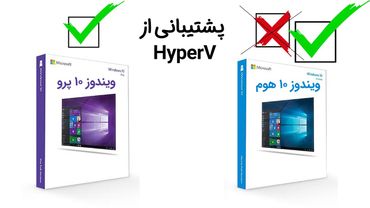 فعال کردن HyperV بر روی ویندوز 10 نسخه Home Edition #shorts