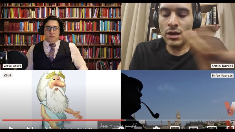 Persian_Positive Atheism + 4_گفتگوی چهار آتئیست جلسه اول وریا امیری زئوس عرفان کسرایی آرمین نوابی