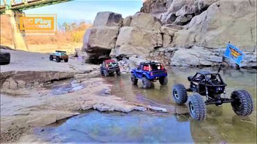 RC Car Axial Capra, SCX10 III, Gmade Buffalo, Traxxas TRX4 Sprots Winter Rock Crawling ASMR