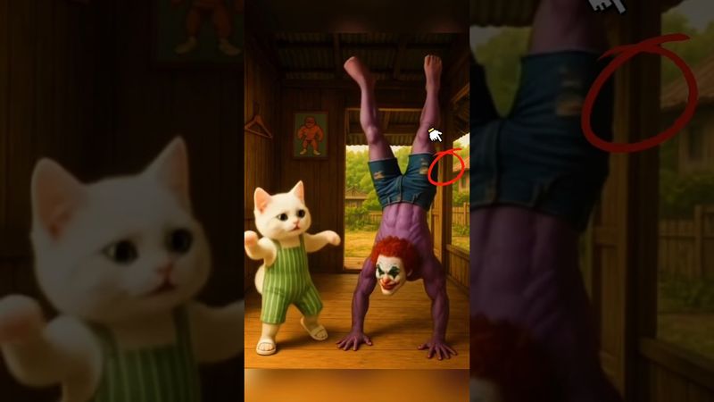 The father cat doesn't think #funny  #pets #cutecat #comedy #catlovers #cutecat #funny