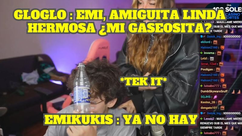 GLOGLO INTENTA TRATAR BONITO A EMIKUKIS PERO LE CUESTA