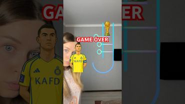 Ronaldo Football Challenge⚽️🏆IMPOSSIBLE😱#shorts