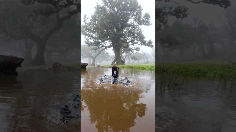 That FPV drone emerged out of the water like a crocodile 🐊 Osmo Action 5 Pro 🎬@SebastianSchieren