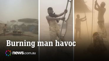 Dust storm causes chaos at Burning Man Festival
