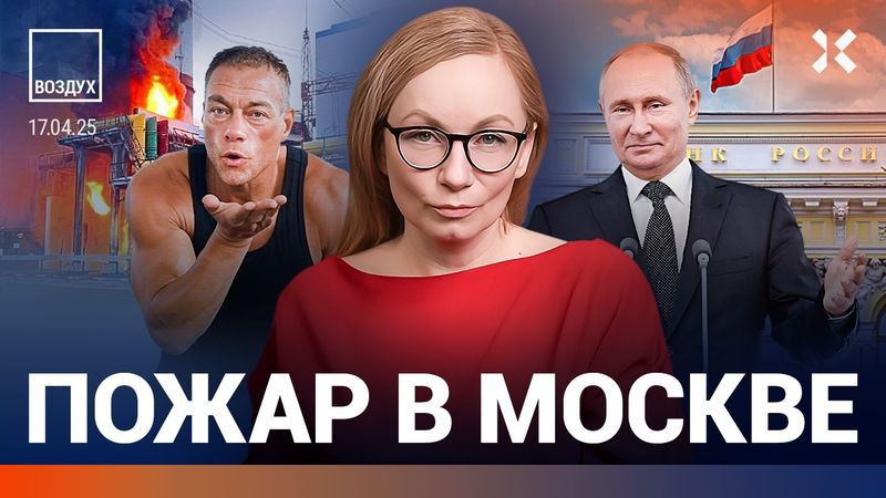 ⚡️Пожар в Москве. Путин благодарит террористов. Ключевая ставка. Внеземная жизнь | ВОЗДУХ