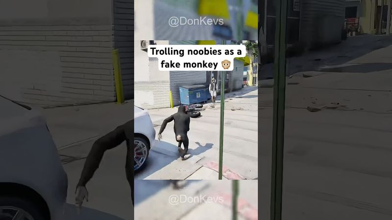 Trolling noobies as a fake monkey 🙈 #gtaviral #gtaonline #gta5online #gtacars #gta5 #usa