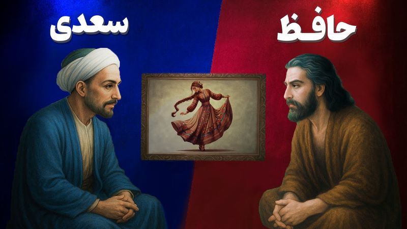 شعر اعتراضی یا اخلاقی؟ مناظره حافظ رند با سعدی شیخ اجل!