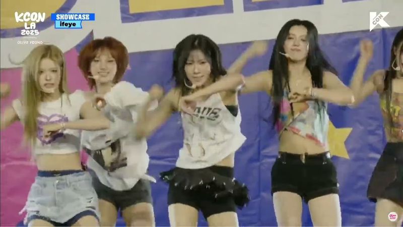 250801 ifeye 'DOPE(쩔어)' performing at KCON LA 2025