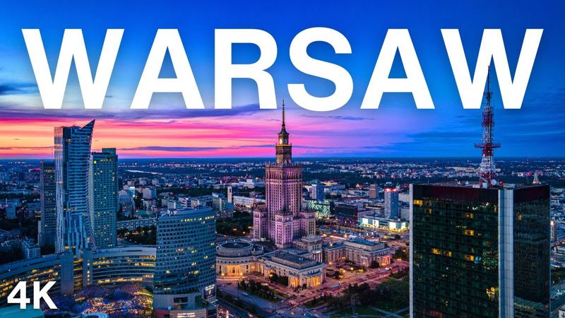 Warsaw, Poland 🇵🇱 4K Ultra HD Drone Video - Flying Over Warsaw