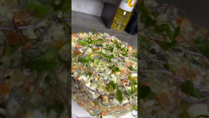 Салат «Столичный»#рекомендации #рек