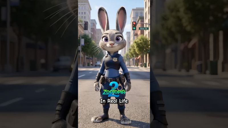 Zootopia Reimagined: From Cartoon to Real Life 🥰 Who is your favorite? #zootopia #disney