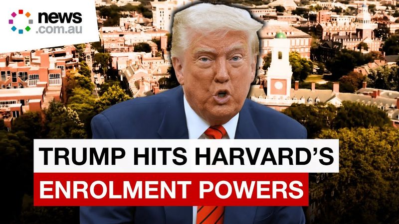 Trump blocks Harvard’s ability to enroll some students