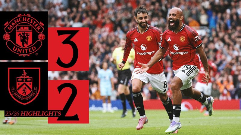 Late Win At Old Trafford 🤩 | Man Utd v Burnley