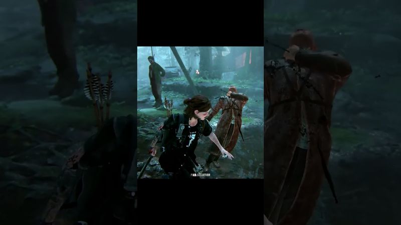 Ellie Fast Shot | Gameplay | 🔥 #thelastofus #tlou #tlou2 #short #gaming #shortvideo