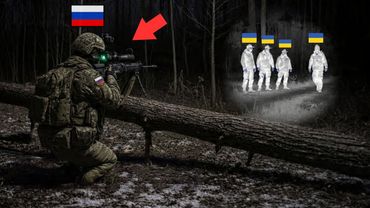 Российский снайпер с прибором ночного видения обнаружил украинских солдат — и тут произошло вот что.