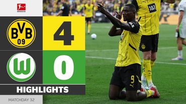 Guirassy On FIRE! | BORUSSIA DORTMUND - VFL WOLFSBURG | Highlights | Matchday 32 – Bundesliga 24/25