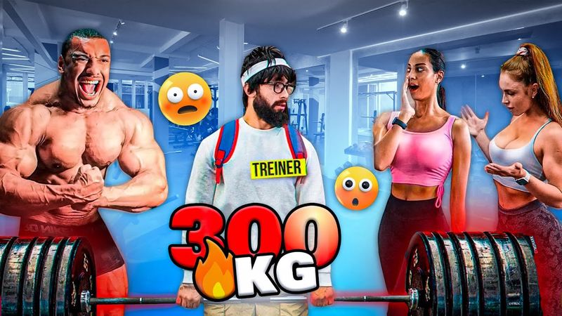 FAKE TRAINER PRANK with LARRY WHEELS Elite Powerlifter Pretended to be a Beginner coah in Gym #2