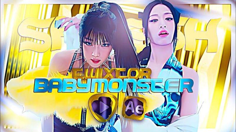 TWIXTOR CLIPS 4K BABYMONSTER - ‘SHEESH’ MV