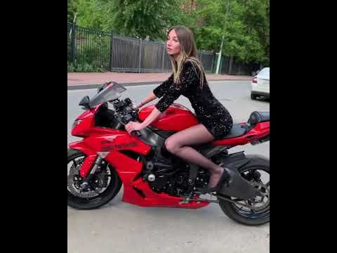 на каблуках на мотоцикле #мотоТаня
