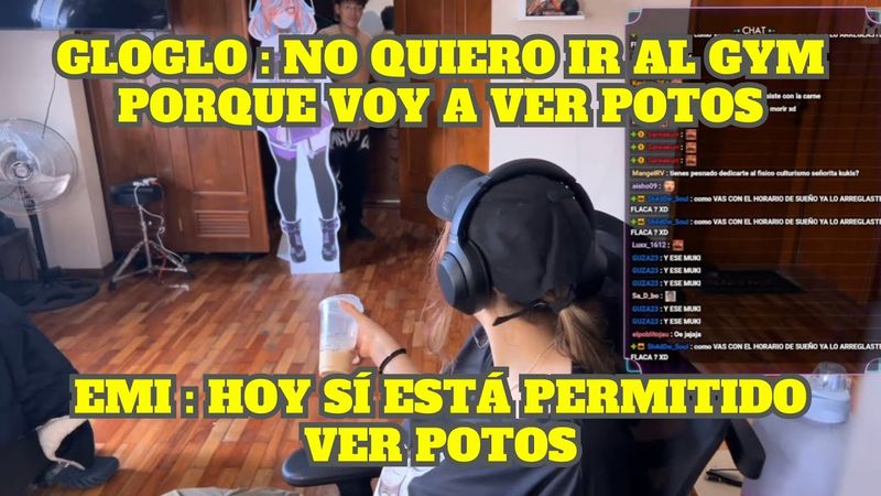 GLOGLO NO VA AL GYM CON EMI PARA NO VER POTOS