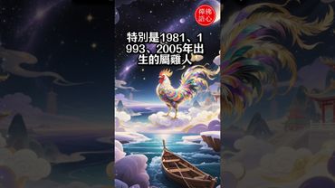 【生肖雞,2025年下半年要出大事!家裡有屬雞人一定要注意了】家裡有屬雞人的,一定要看到最後。訂閱佛心禪語,讓我們一起守住福氣與平安! #生肖運勢 #生肖 #十二生肖 #運勢 #生肖運勢