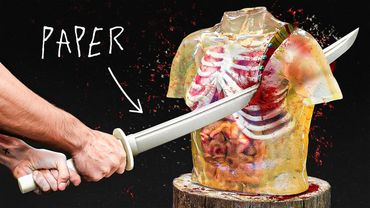 I Built a Paper Katana (it's lethal)